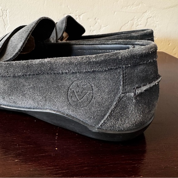 Frette by Harry’s of London Gray Suede Loafers main image 9
